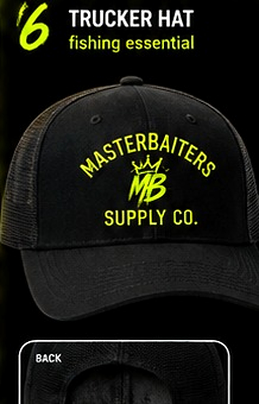 MasterBaiters trucker hat